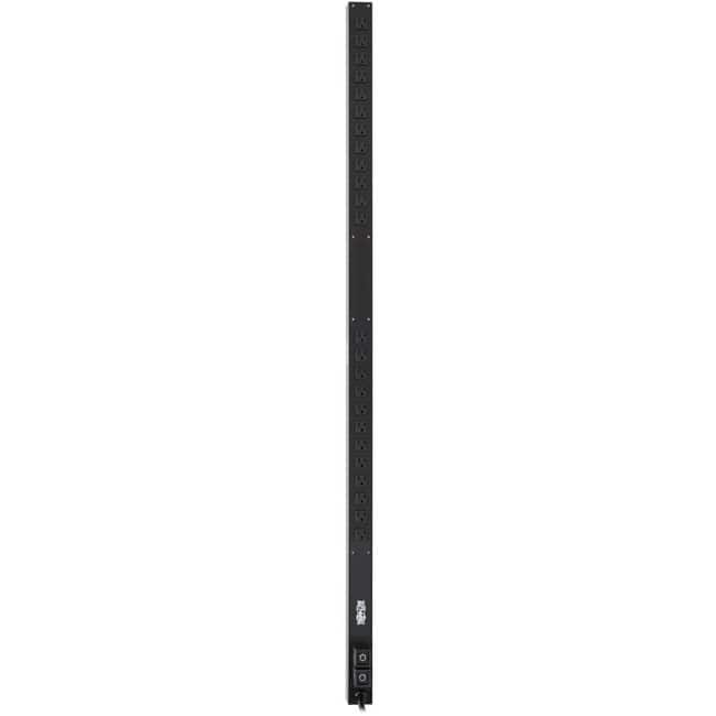 Tripp Lite - by Eaton PDU 2.9kW 120V Single-Phase Basic PDU - 24 NEMA 5-15/20R Outlets L5-30P Input 10 ft. Cord 63.75 in - Black
