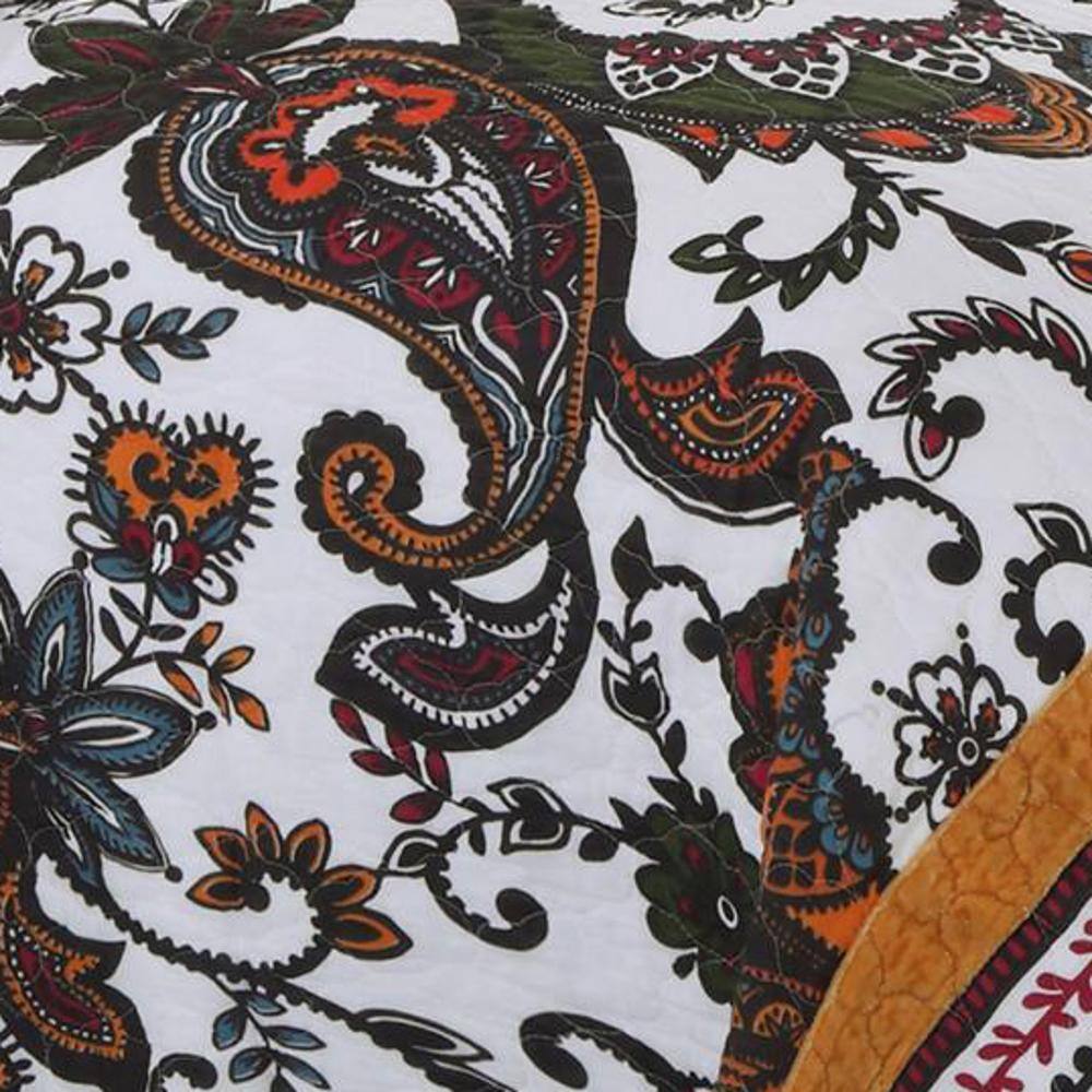 Alt View 2. Greenland Home Fashions - Greenland Home Fashion Orleans Quilt Set - 3 - Piece - Full/Queen 90x90", Multi - Multi.