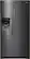 Front. Samsung - 24.5 Cu. Ft. Side-by-Side Fingerprint Resistant Refrigerator with Thru-the-Door Ice and Water.