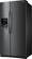 Left. Samsung - 24.5 Cu. Ft. Side-by-Side Fingerprint Resistant Refrigerator with Thru-the-Door Ice and Water.