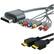 Front Standard. eForCity - Component HD AV Cable Cord and 3ft HDMI Cable v 1.3 Bundle For Xbox360 Slim 1080P.