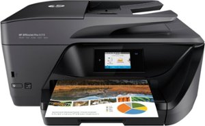 HP - OfficeJet Pro 6978 Wireless All-In-One Instant Ink Ready Printer - Black - Front_Zoom