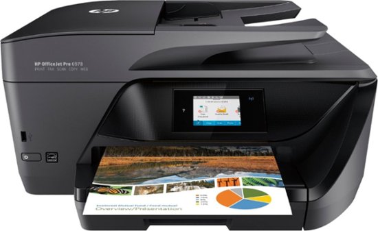 HP - OfficeJet Pro 6978 Wireless All-In-One Instant Ink Ready Printer - Black