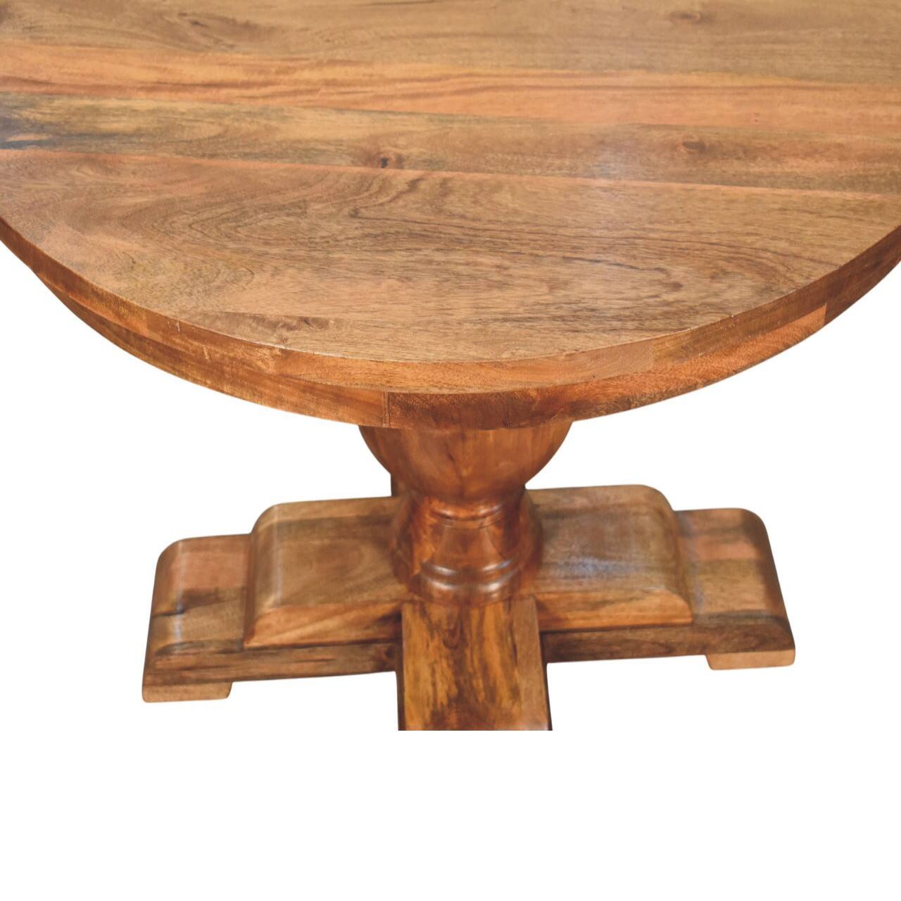 Alt View 1. Artisan Furniture - Artisan Furniture Solid Wood Wentworth Round Dining Table - Brown.