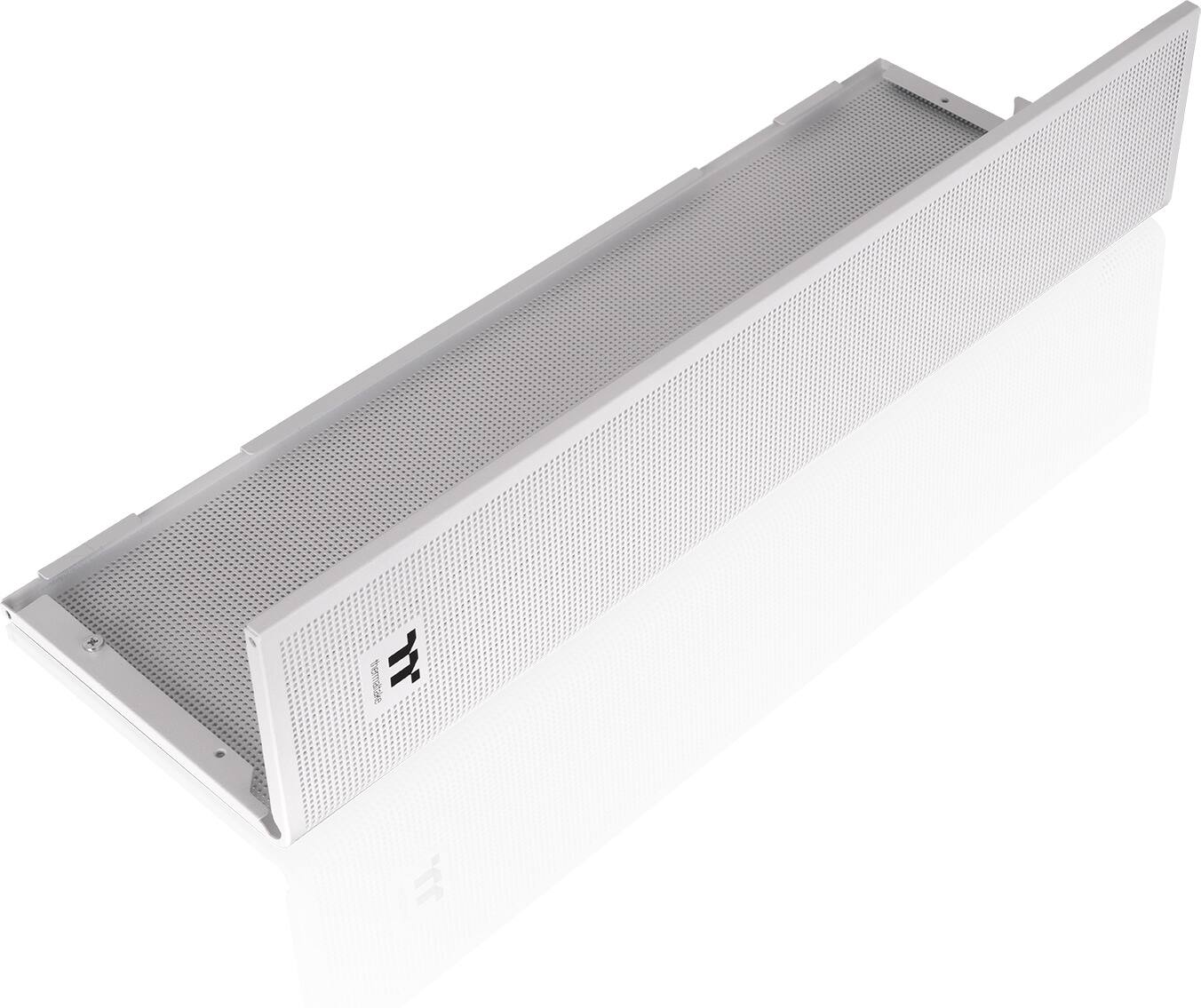 Alt View 14. Thermaltake - View 380 XL TG ARGB Dual-Chamber Chassis with Hidden-Connector Motherboard Support ATX Mid Tower PC Case - Snow.