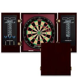 Skar Audio - Belmont Bristle Dartboard And Cabinet Set - Black
