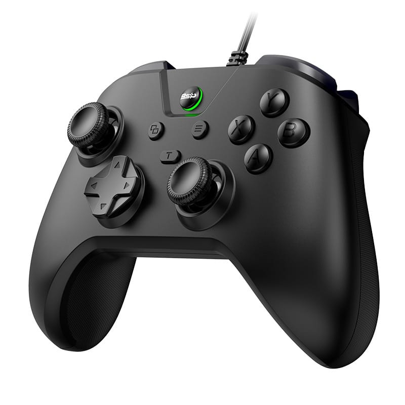 Cluzine - Wireless Game Controller for Switch, PC, PS3, PS4 & Steam with Vibration - Black