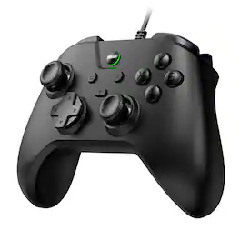 Cluzine - Wireless Game Controller for Switch, PC, PS3, PS4 & Steam with Vibration - Black