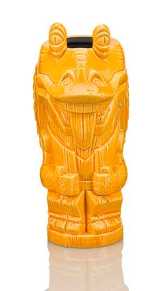 Geeki Tikis Star Wars Jar Jar Binks Ceramic Mug | Holds 18 Ounces - Yellow
