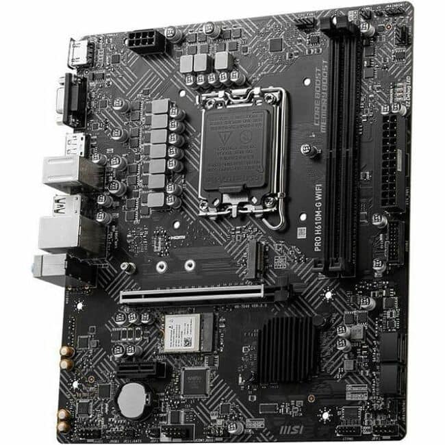 MSI - PRO H610M-G WIFI Gaming Desktop Motherboard