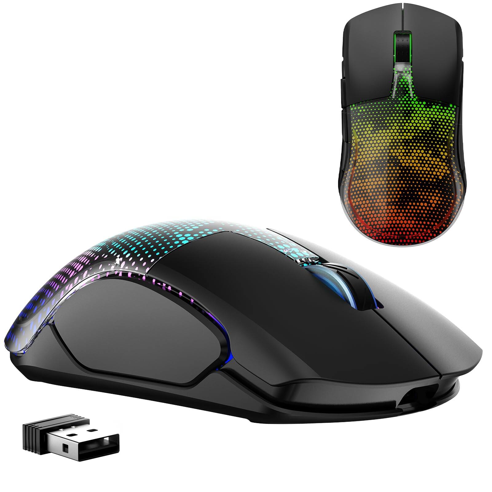 PO3TICJUNKI3 Master02 Gaming Mouse Tri mode 4g c Python Skin Texture ...