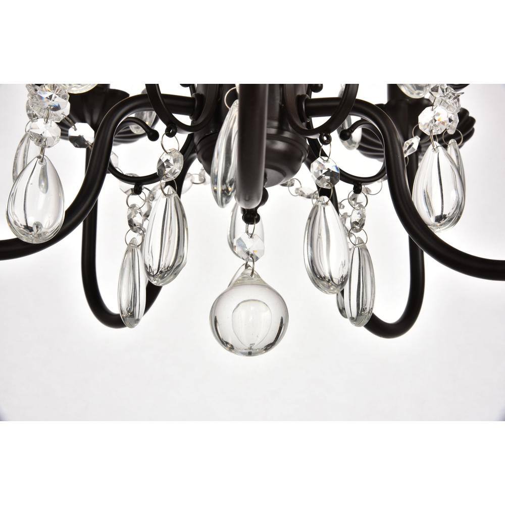 Alt View 1. Living District - BLAISE Collection Pendant D17 H23 Lt:5 Oil rubbed bronze Finish - Oil Rubbed Bronze.