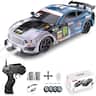 Loheer - 1:16 RC Drift Car 4WD High Speed Remote Control Racing Vehicle with LED Lights and Two Batteries