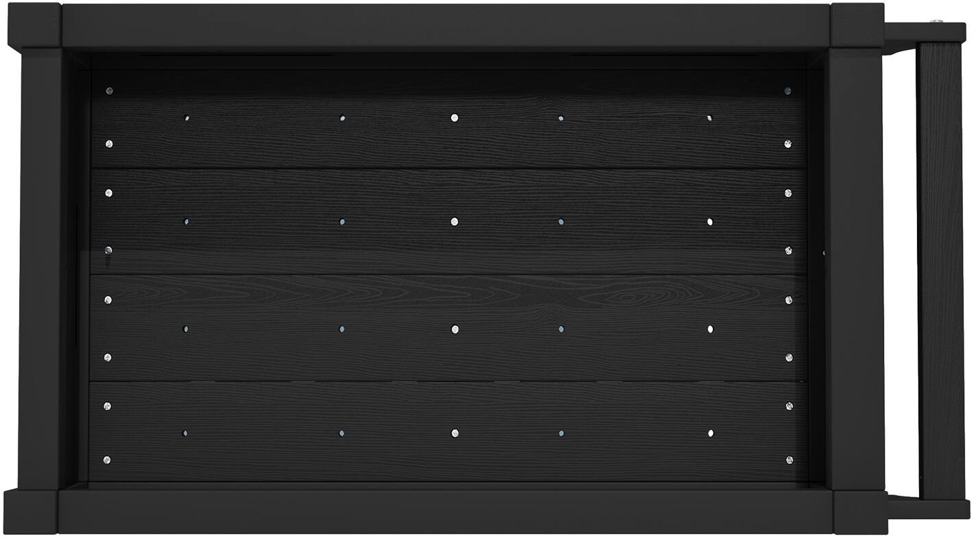 Alt View 7. SERWALL - SERWALL Raised Garden Bed on Wheels with Storage Shelf Set of 2,Black - Black.