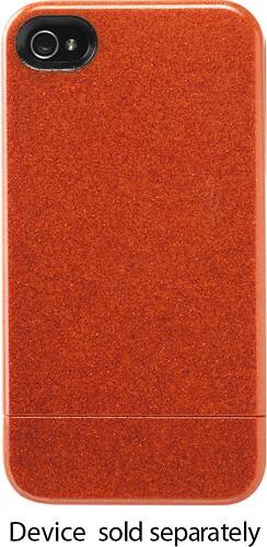 Front Standard. Incase - Crystal Slider Case for Apple® iPhone® 4 and 4S - Orange.