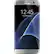 Front. Samsung - Galaxy S7 edge 32GB (Unlocked) - Silver Titanium.