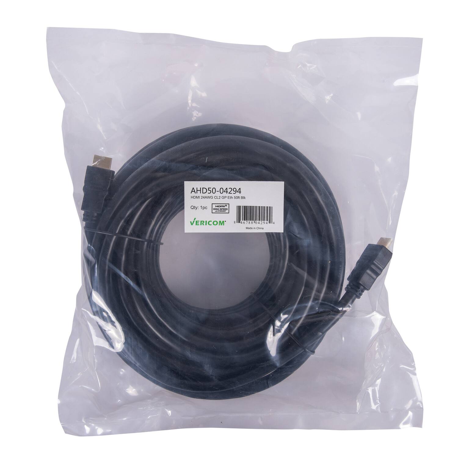 AHD50-04294  
HDMI 2.1AWG CL2 GP  
Qty: 1pc  
VERICOM  
16781 6788-04294