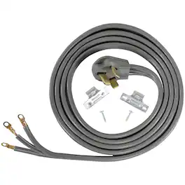 Certified Appliance Accessories - 3-Wire Eyelet 50 Amp Range Cord 10 ft