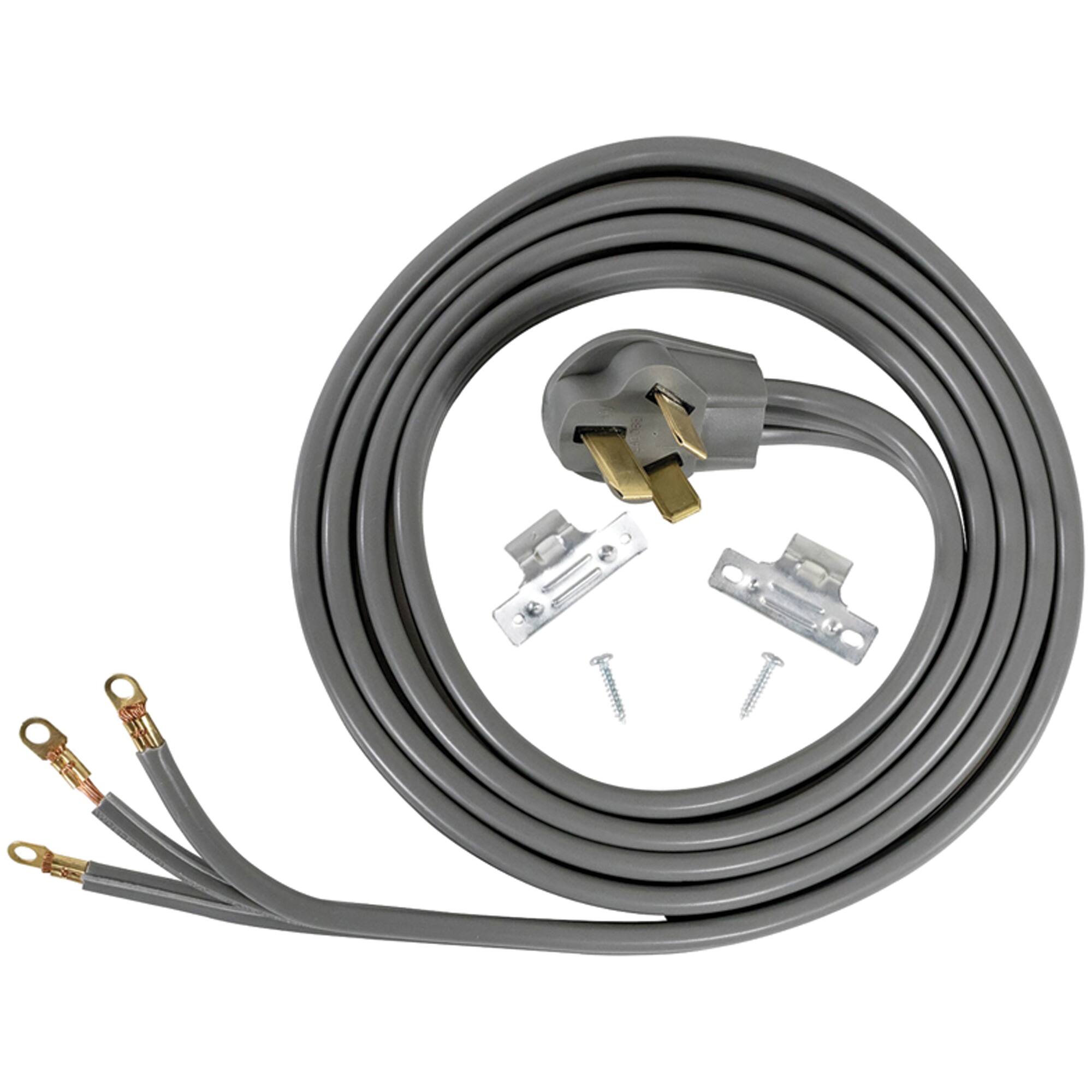 Front. Certified Appliance Accessories - 3-Wire Eyelet 50 Amp Range Cord 10 ft.