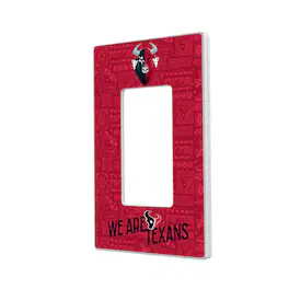 Keyscaper - 2024 Illustrated Limited Edition Single Rocker Light Switch Plate - White