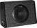 Angle Standard. Kicker - Bass Station 10" Single Sealed Subwoofer Enclosure - Black.