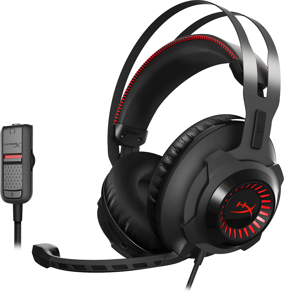 Lima plaag Acteur HyperX Cloud Revolver Wired Stereo Gaming Headset for PC, PlayStation 4,  Xbox One, Nintendo Wii U and Mobile Devices Black HX-HSCR-BK/NA - Best Buy
