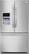 Front Standard. Frigidaire - Gallery 22.6 French Door Refrigerator with Thru-the-Door Ice and Water - Stainless-steel.