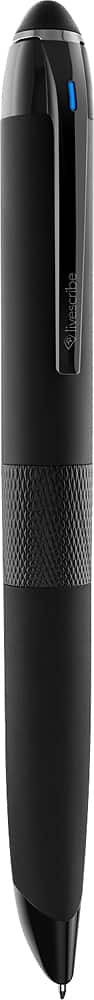 Front. Livescribe - Livescribe 3 smartpen Black Edition - Matte Black Finish.