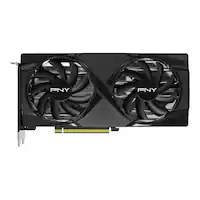 PNY - GeForce RTX 5060 Ti Overclocked 16GB GDDR7 PCI Express 5.0 Graphics Card with Dual Fan - Black - Front_Zoom