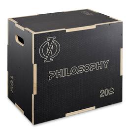 Philosophy Gym - 3 in 1 Non-Slip Plyo Box - Jump Plyometric Box for Training - Black