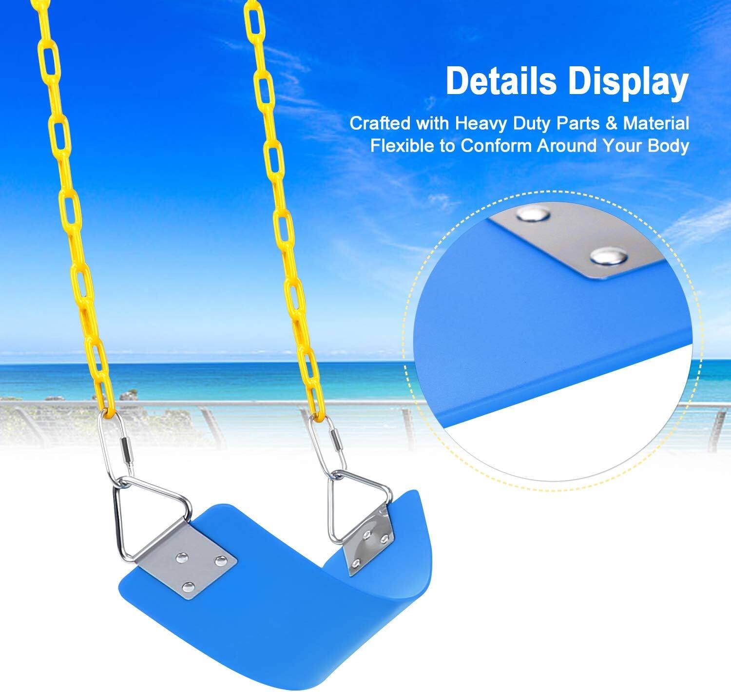 Details Display  
Crafted with Heavy Duty Parts & Material  
Flexible to Conform Around Your Body