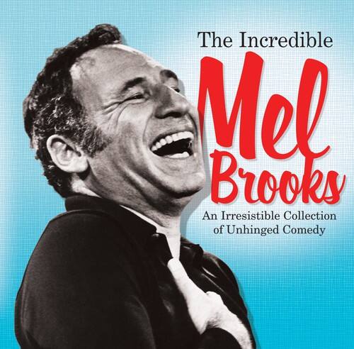 Front. Mel Brooks - The Incredible Mel Brooks: An Irresistible Collection of Unhinged Comedy   - DVD.