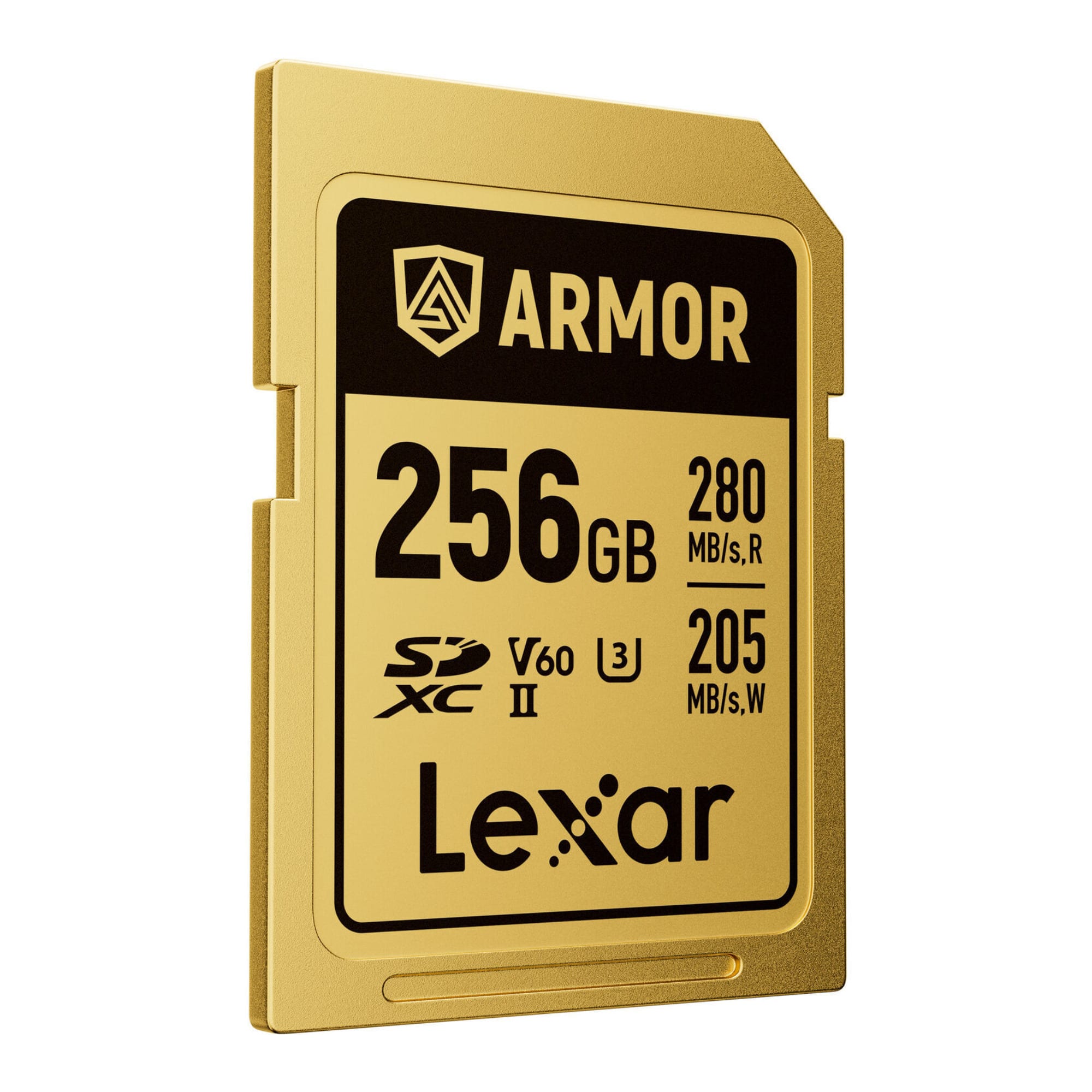 Lexar Professional ARMOR GOLD 256GB UHS II V60 SDXC Memory Card