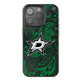 Keyscaper - NHL - Dallas Stars Paisley Bling iPhone Case - 15 - Black