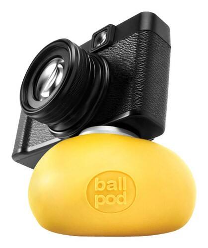 Front Standard. BallPod - 3.1" Portable Camera Stabilizer - Yellow.
