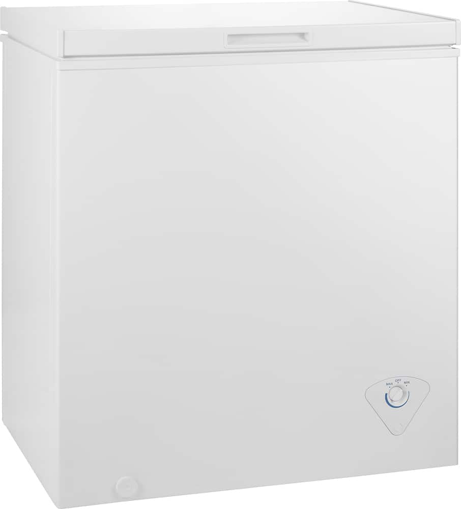 Angle. Insignia™ - 3.5 Cu. Ft. Chest Freezer - White.