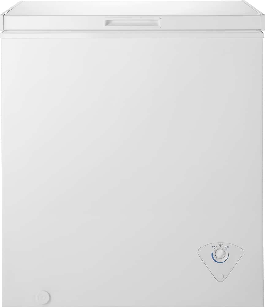 Front. Insignia™ - 3.5 Cu. Ft. Chest Freezer - White.