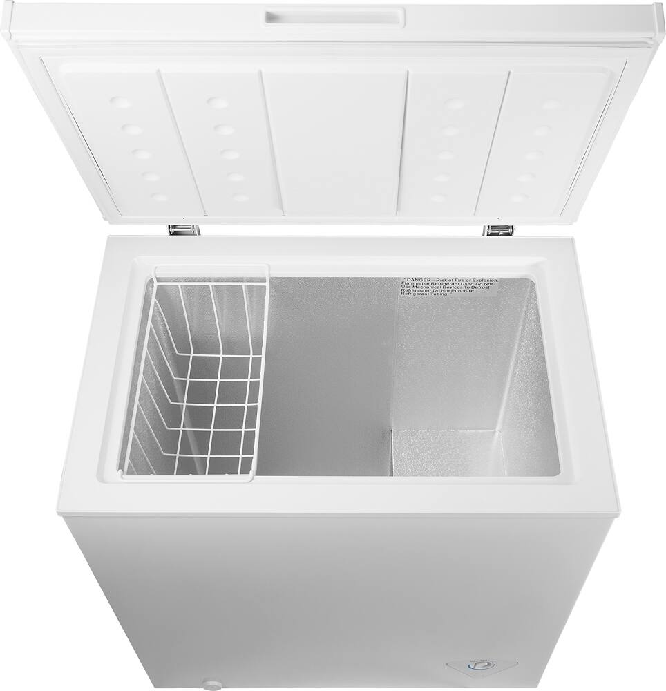 Alt View 14. Insignia™ - 3.5 Cu. Ft. Chest Freezer - White.