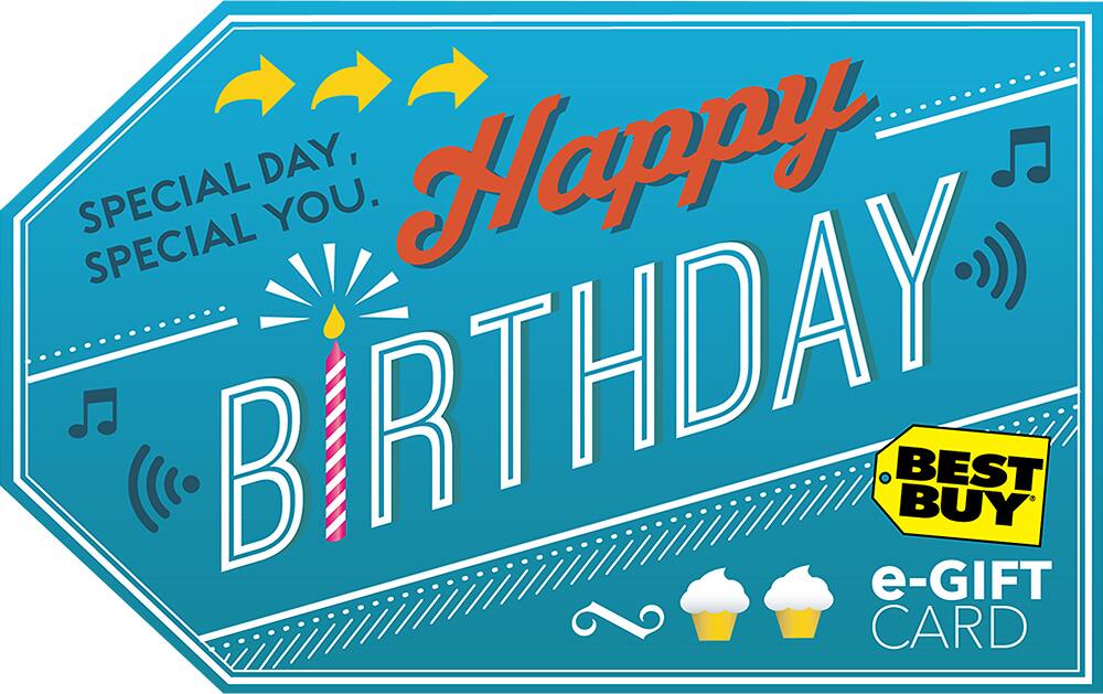 Best Buy Best Buy® 500 It's Your BDay Gift Card Multi 1800104