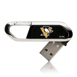 Keyscaper - Pittsburgh Penguins Clip USB Flash Drive-16 GB USB-C - Multicolor