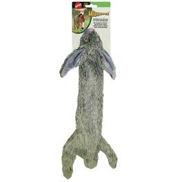 Spot - Skinneeez Plush Rabbit Dog Toy Medium 1 pk - Gray