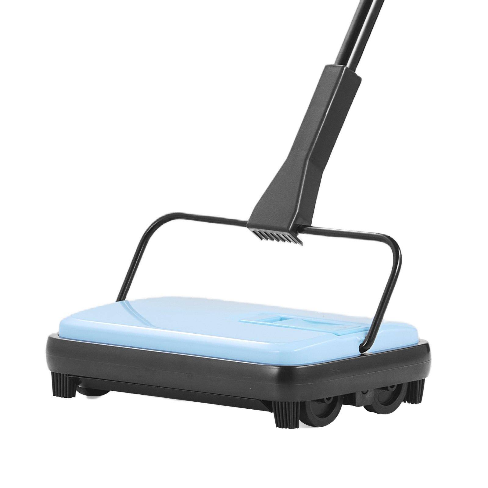 Alt View 8. Glintex - Manual Carpet Sweeper Floor Cleaner, 6.7in Width, 300ml Dustbin Easy to Empty, for Carpets, Rugs, and Hard Floors.