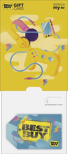 Front. Best Buy® - $100 Retro Graffiti Gift Card.