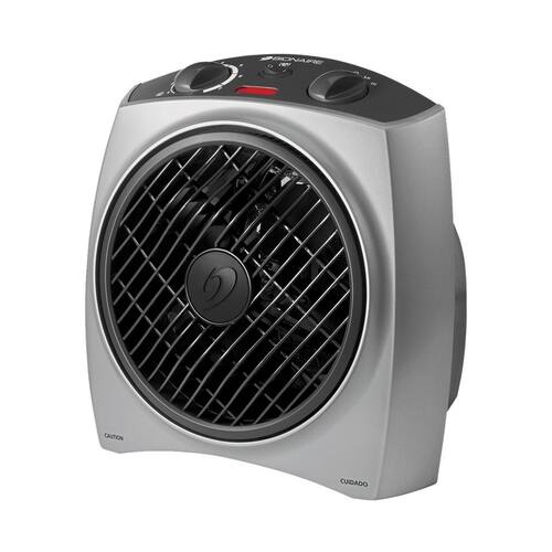 Bionaire - Electric Fan Heater - Gray - Larger Front