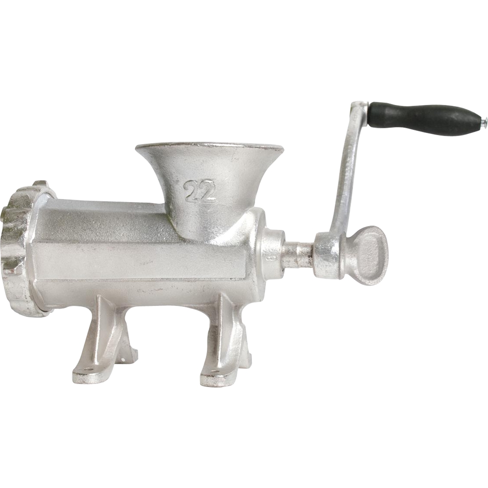 Angle View: Chard - #22 Hand Grinder - Silver