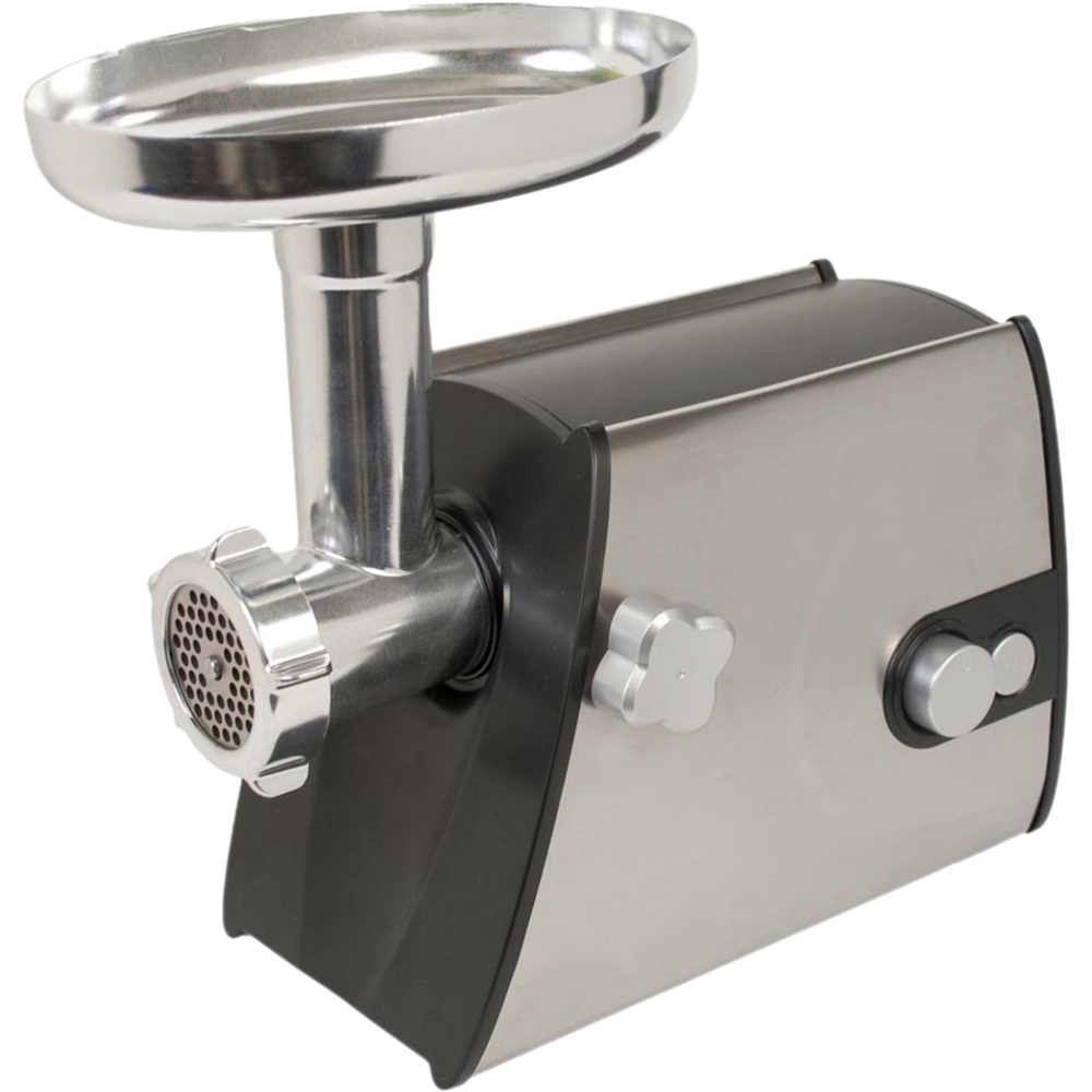 Angle View: Chard - Electric Food Grinder - Stainless Steel/Black