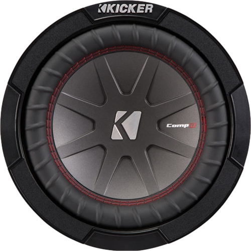 KICKER - CompR 8 Dual-Voice-Coil 2-Ohm Subwoofer - Black was $99.99 now $79.99 (20.0% off)