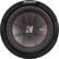 Front. KICKER - CompR 8" Dual-Voice-Coil 2-Ohm Subwoofer - Black.