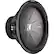 Angle. KICKER - CompR 15" Dual-Voice-Coil 2-Ohm Subwoofer - Black.