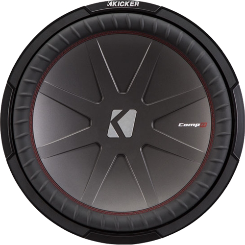 KICKER - CompR 15 Dual-Voice-Coil 2-Ohm Subwoofer - Black was $269.95 now $215.95 (20.0% off)